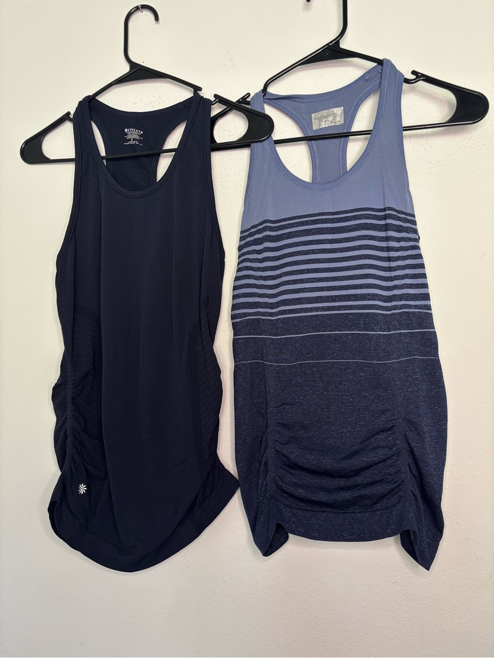 ATHLETA NAVY & BLACK CASUAL ATHLETIC HALTER TOP BUNDLE SZ XS/S